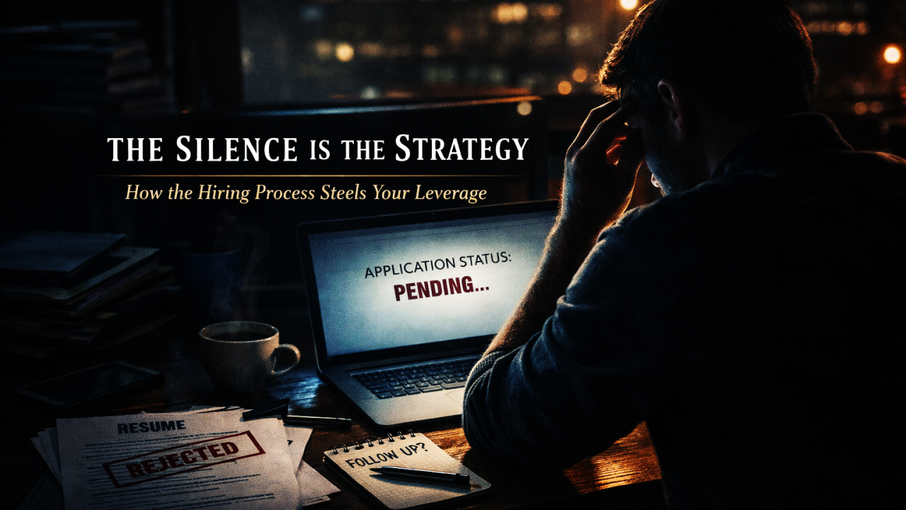 The Silence Is the Strategy: How the Hiring Process Steals Your Leverage