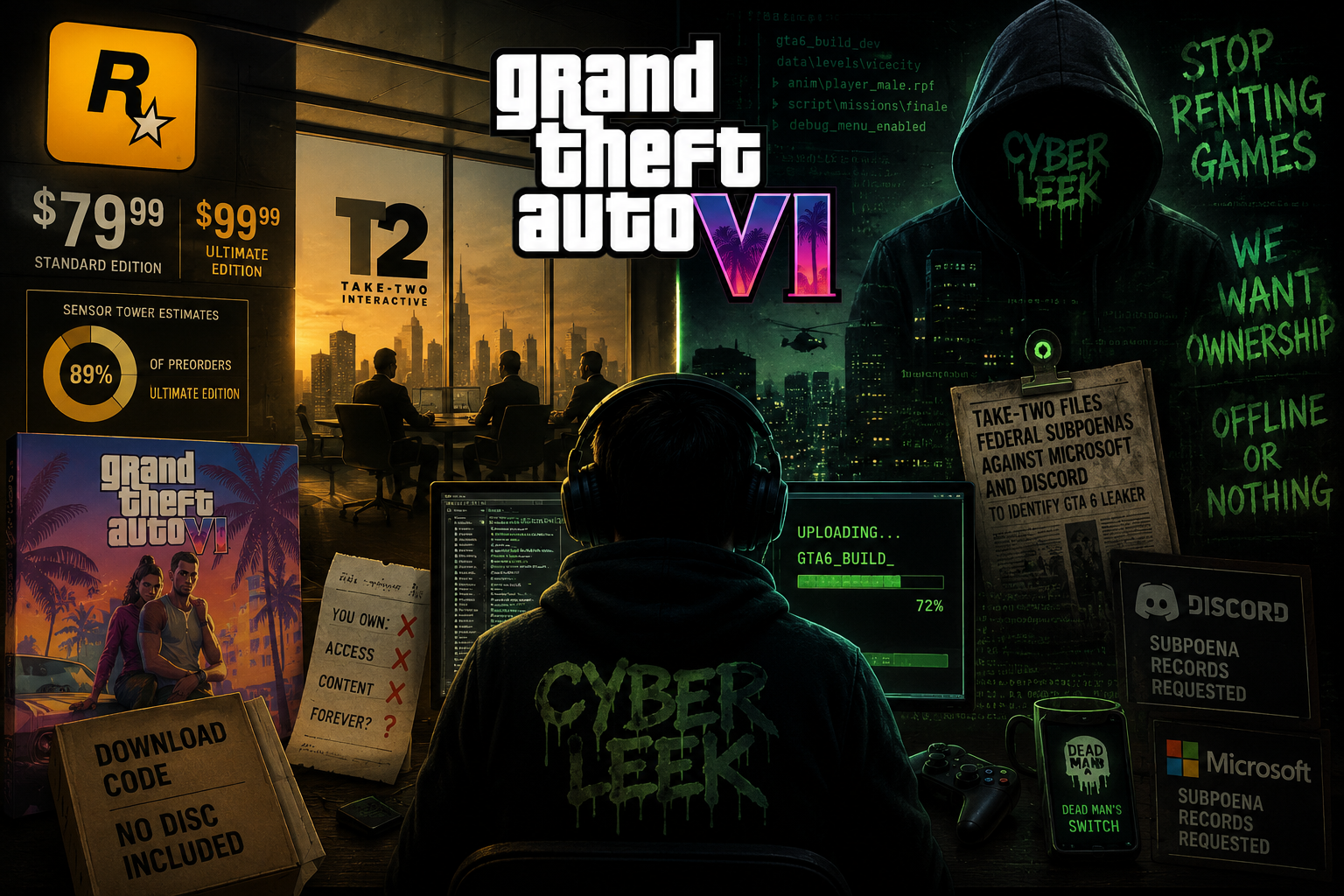 Rockstar Wants $80. CyberLeek Wants Leverage.